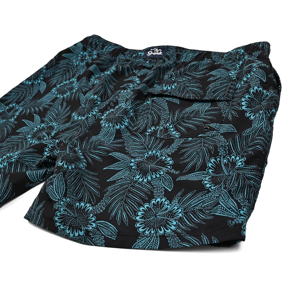 Reyn Spooner Mens Swim Shorts 2XL 7" Inseam Floral Lined Trunks‎ Hawaiian Surf